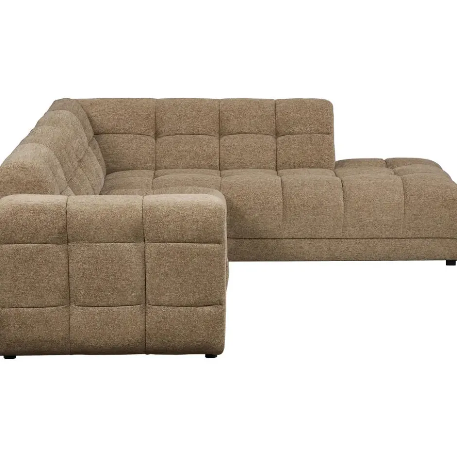 Hoekbank Charlotte met chaise longue rechts - Raven - taupe