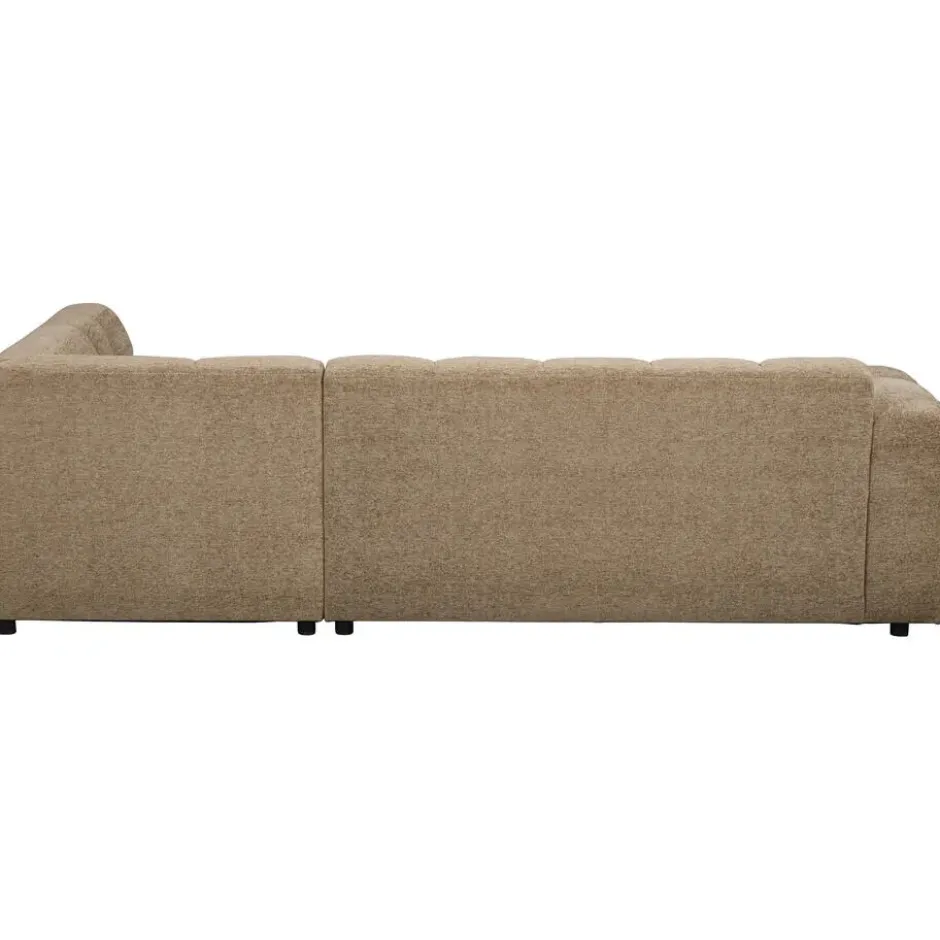Hoekbank Charlotte met chaise longue rechts - Raven - taupe