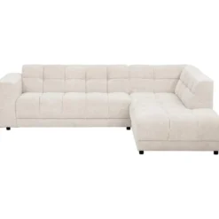 Hoekbank Charlotte met chaise longue rechts - Raven - beige