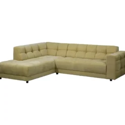 Hoekbank Charlotte met chaise longue links - Maloy - groen