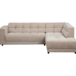Hoekbank Charlotte met chaise longue rechts - Maloy - beige