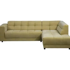 Hoekbank Charlotte met chaise longue rechts - Maloy - groen