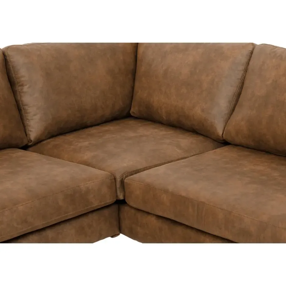 Hoekbank Collin rechts - cognac
