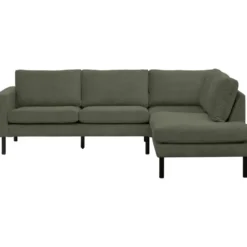 Hoekbank Collin rechts - groen