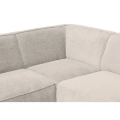 Hoekbank Romy links - stof Egon - beige