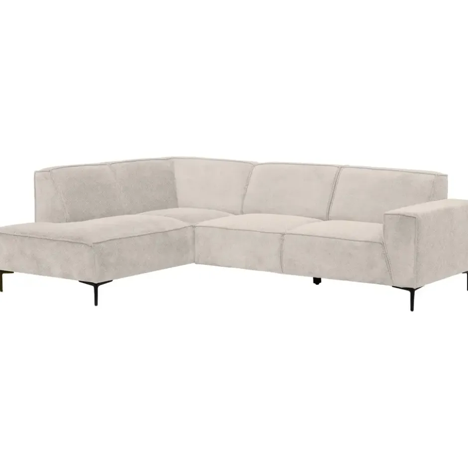 Hoekbank Romy links - stof Egon - beige