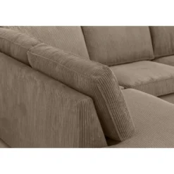 Hoekbank Stuttgart links - taupe