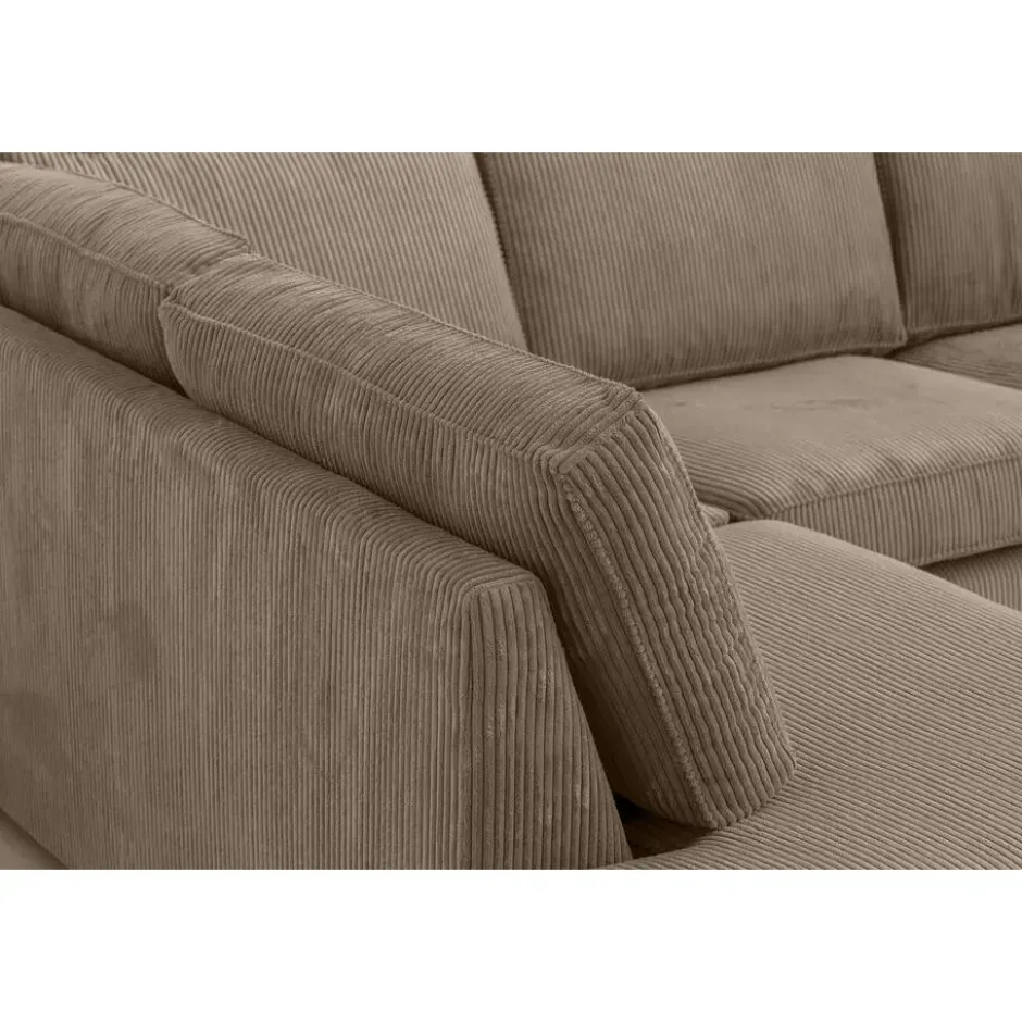 Hoekbank Stuttgart links - taupe