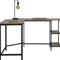 Hoekbureau Berlijn - eiken - 76x138x138cm