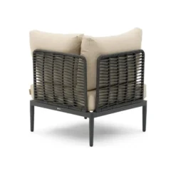 Hoek loungeset 5 personen Aluminium/wicker Grijs Coco Ibiza