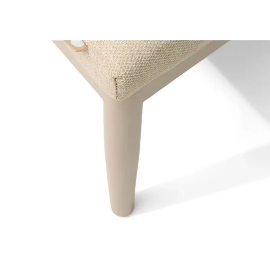 Hoek loungeset 5 personen Wicker/Aluminium/Aluminium/wicker Taupe Coco Ibiza