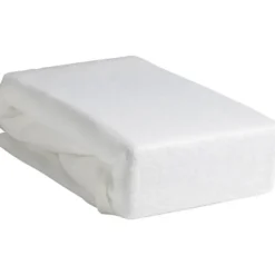 Hoeslaken Molton stretch - wit - 90x200 cm