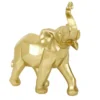 Home Deco factory Beeldje Olifant origami stijl - 30 cm - goud