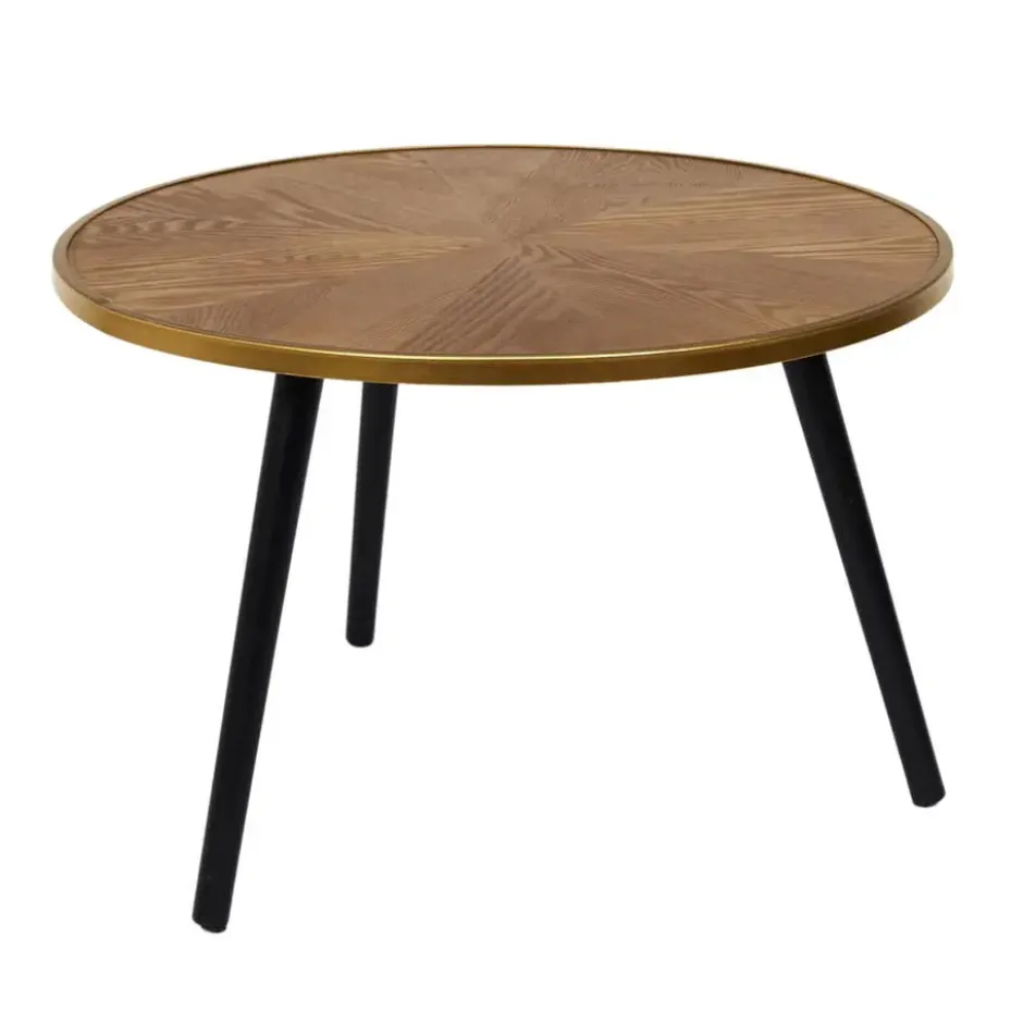 Home Deco Factory Bijzettafels/salontafels Tiny - set 2x - hout