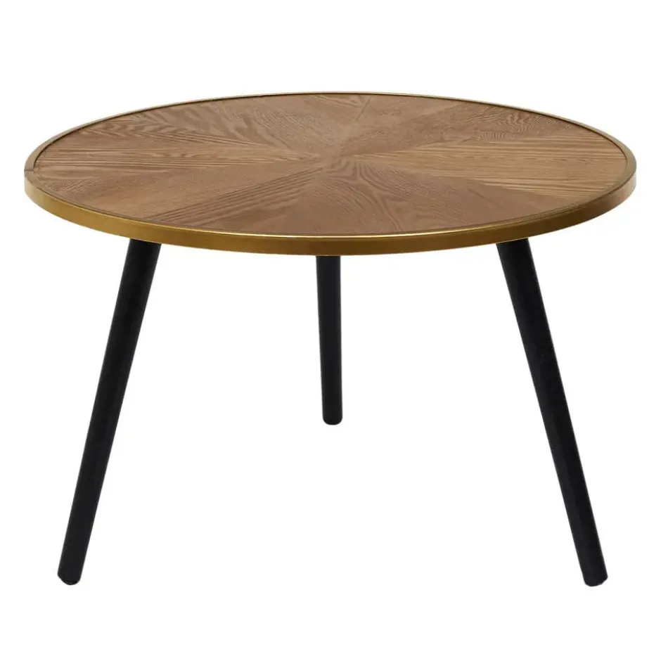 Home Deco Factory Bijzettafels/salontafels Tiny - set 2x - hout