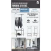 Home Deco Factory Kapstok - zwart - metaal - 61 x 30 x 170 cm