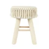Home Deco Factory Krukje - hout - beige - bohemian - ibiza - deco