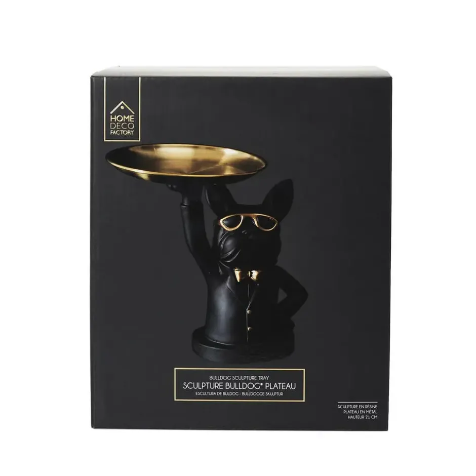 Home Deco Factory Sleutelrek - Deco Beeldje butler hond - 21 cm