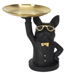 Home Deco Factory Sleutelrek - Deco Beeldje butler hond - 21 cm