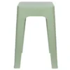 Home Deco Factory zit krukje/stoel - groen - D34 x H47 cm