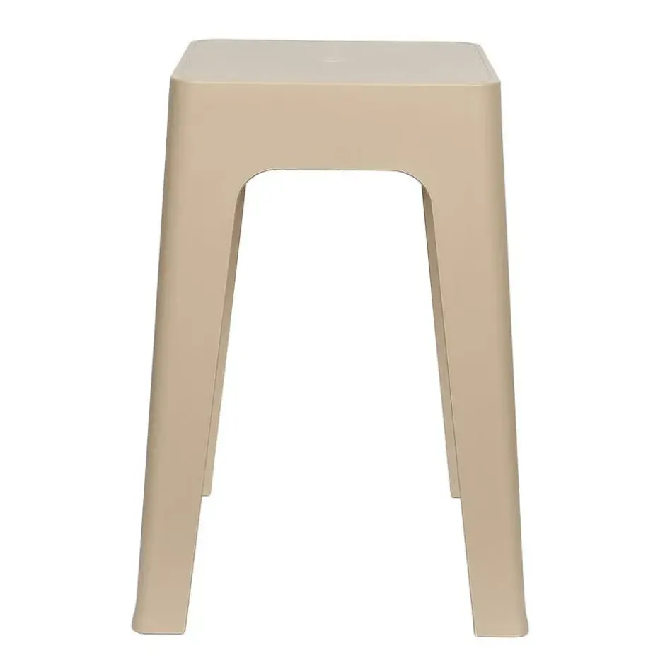 Home Deco Factory zit krukje/stoel - geel - D34 x H47 cm