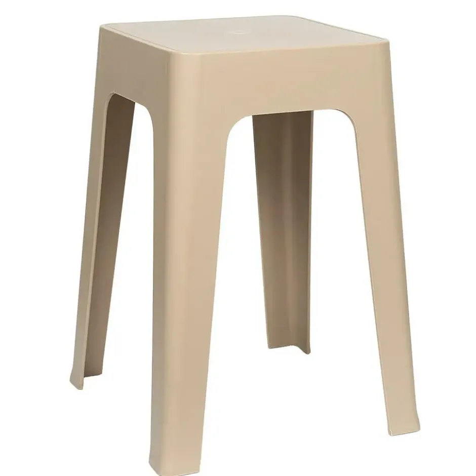 Home Deco Factory zit krukje/stoel - geel - D34 x H47 cm
