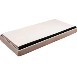 Home Deco Poef Velvet - opbergbox - oud roze - 76 x 38 cm