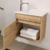 HOME DELUXE Badkamermeubel BORKUM - MDF eik