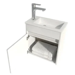 HOME DELUXE Badkamermeubel BORKUM - MDF wit