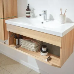 HOME DELUXE Badkamermeubels WANGEROOGE GROOT hout L