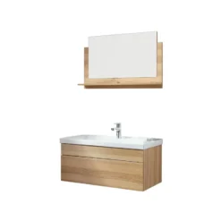 HOME DELUXE Badkamermeubels WANGEROOGE GROOT hout M