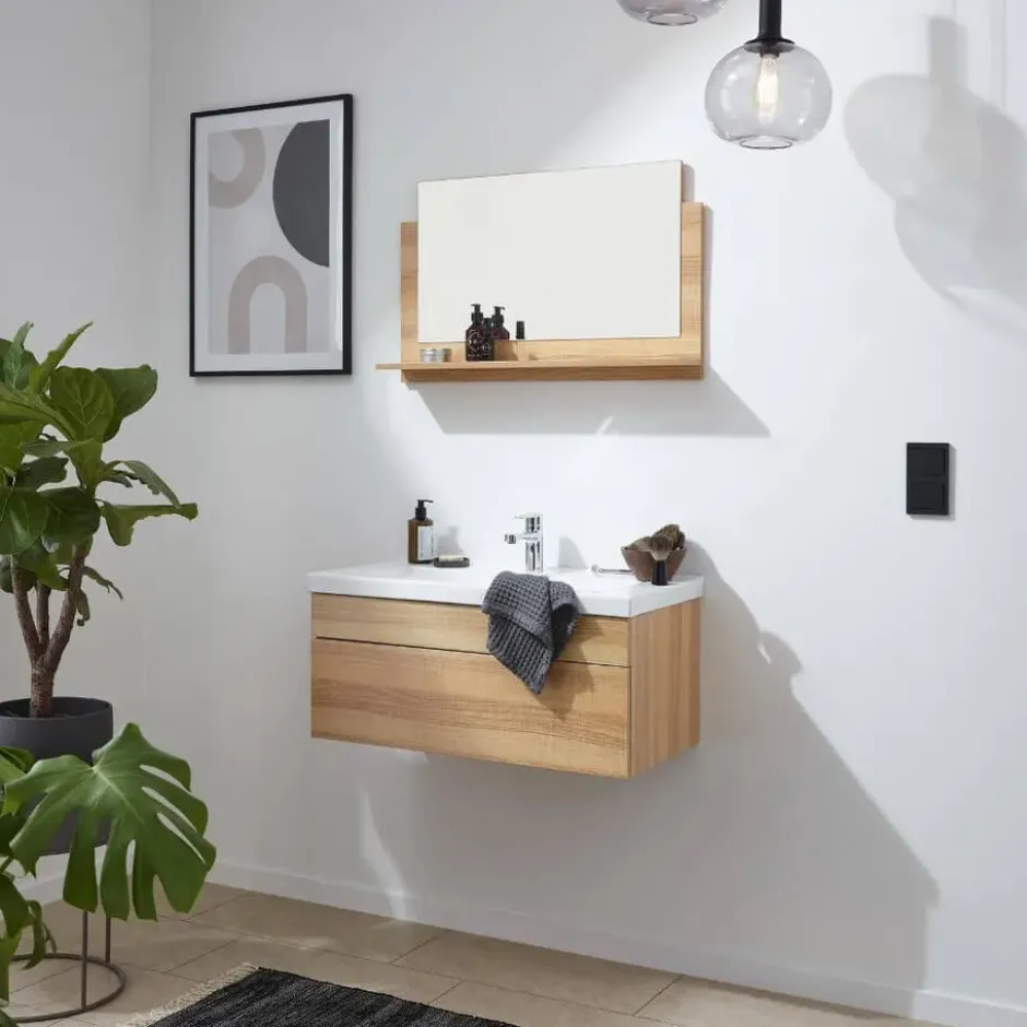 HOME DELUXE Badkamermeubels WANGEROOGE GROOT hout M