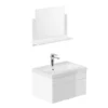 HOME DELUXE Badkamermeubels WANGEROOGE Wit M