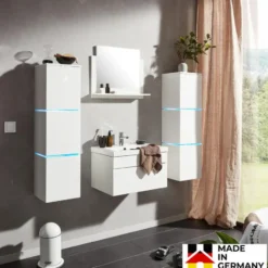 HOME DELUXE Badkamermeubels WANGEROOGE Wit XL
