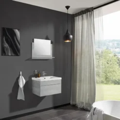 HOME DELUXE Badkamermeubelset WANGEROOGE Grijs M