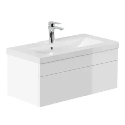 HOME DELUXE Badkamermeubel WANGEROOGE GROOT Wit S