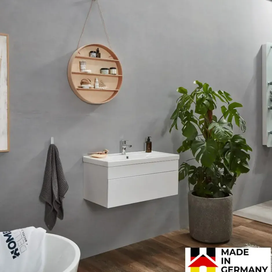 HOME DELUXE Badkamermeubel WANGEROOGE GROOT Wit S