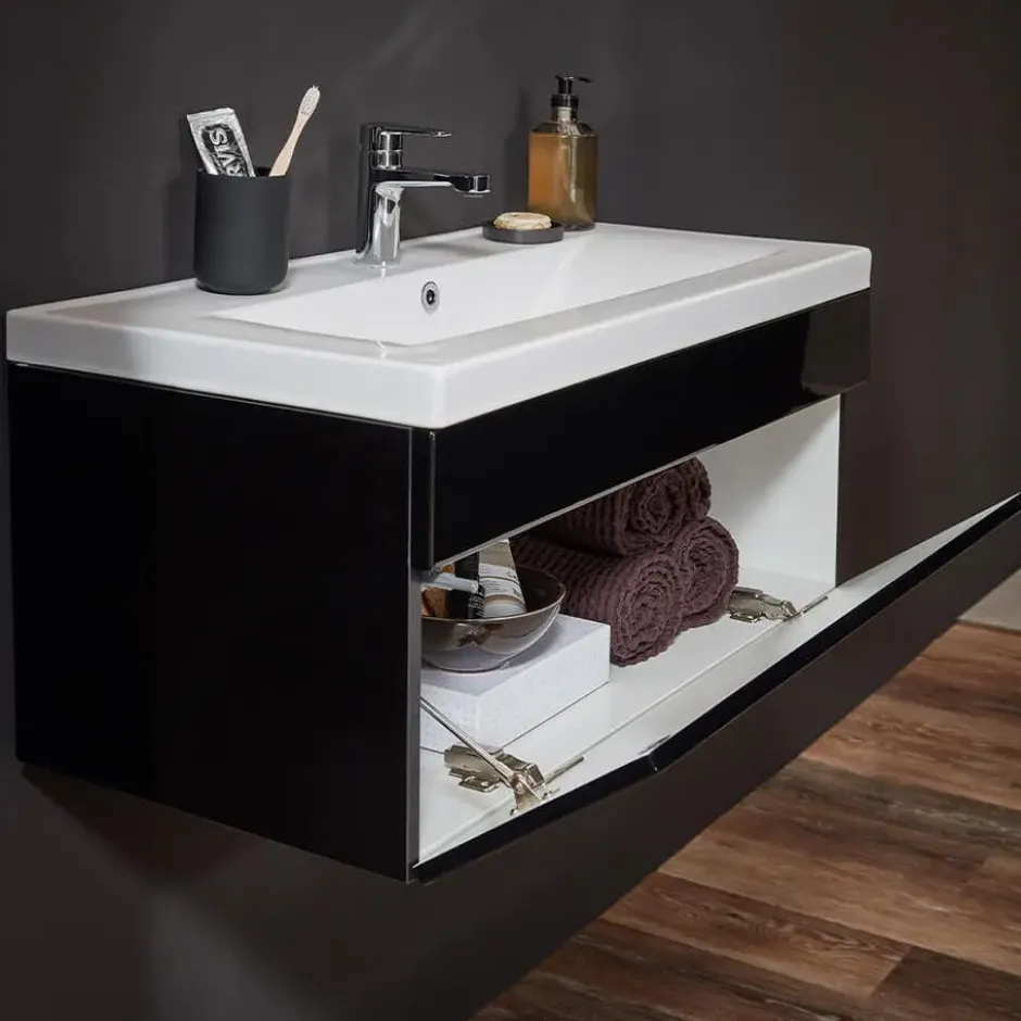 HOME DELUXE Badkamermeubel WANGEROOGE BIG Black S
