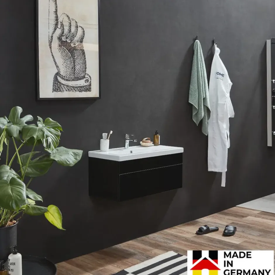HOME DELUXE Badkamermeubel WANGEROOGE BIG Black S