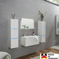 HOME DELUXE Badkamermeubel WANGEROOGE GROOT Wit XL