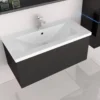 HOME DELUXE Badkamermeubel WANGEROOGE Zwart XL