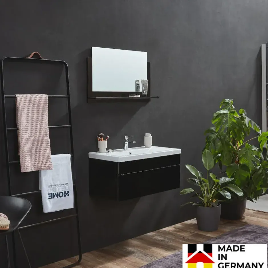 HOME DELUXE Badkamermeubel WANGEROOGE BIG Zwart M