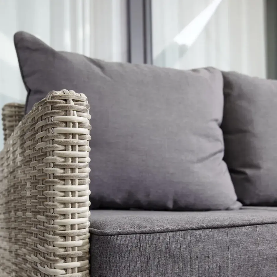 HOME DELUXE BAHIA loungeset met regenhoes - Grijs