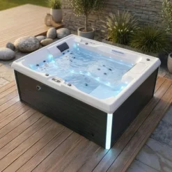 HOME DELUXE Buitenwhirlpool STREAM PURE 211 x 156 cm
