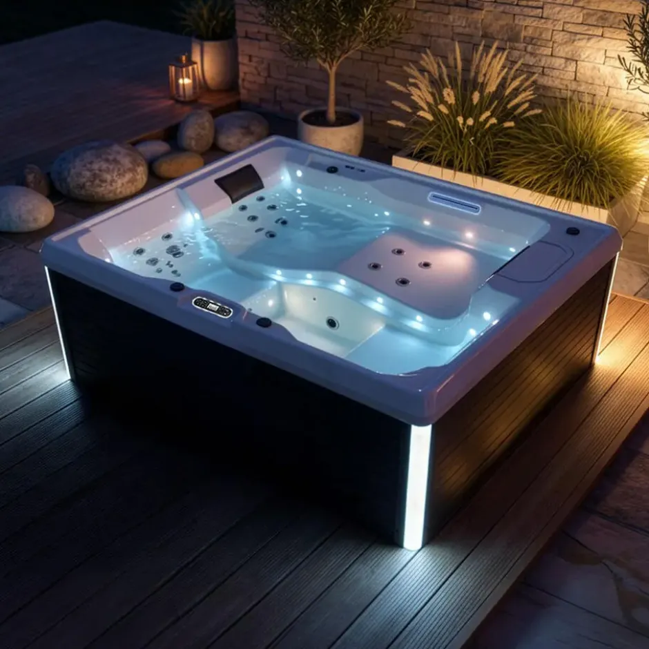 HOME DELUXE Buitenwhirlpool STREAM PURE 211 x 156 cm