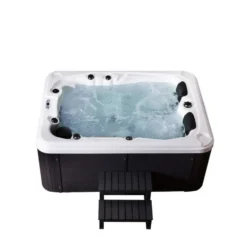 HOME DELUXE Buiten whirlpool BEACH Met treden en thermische afdekking