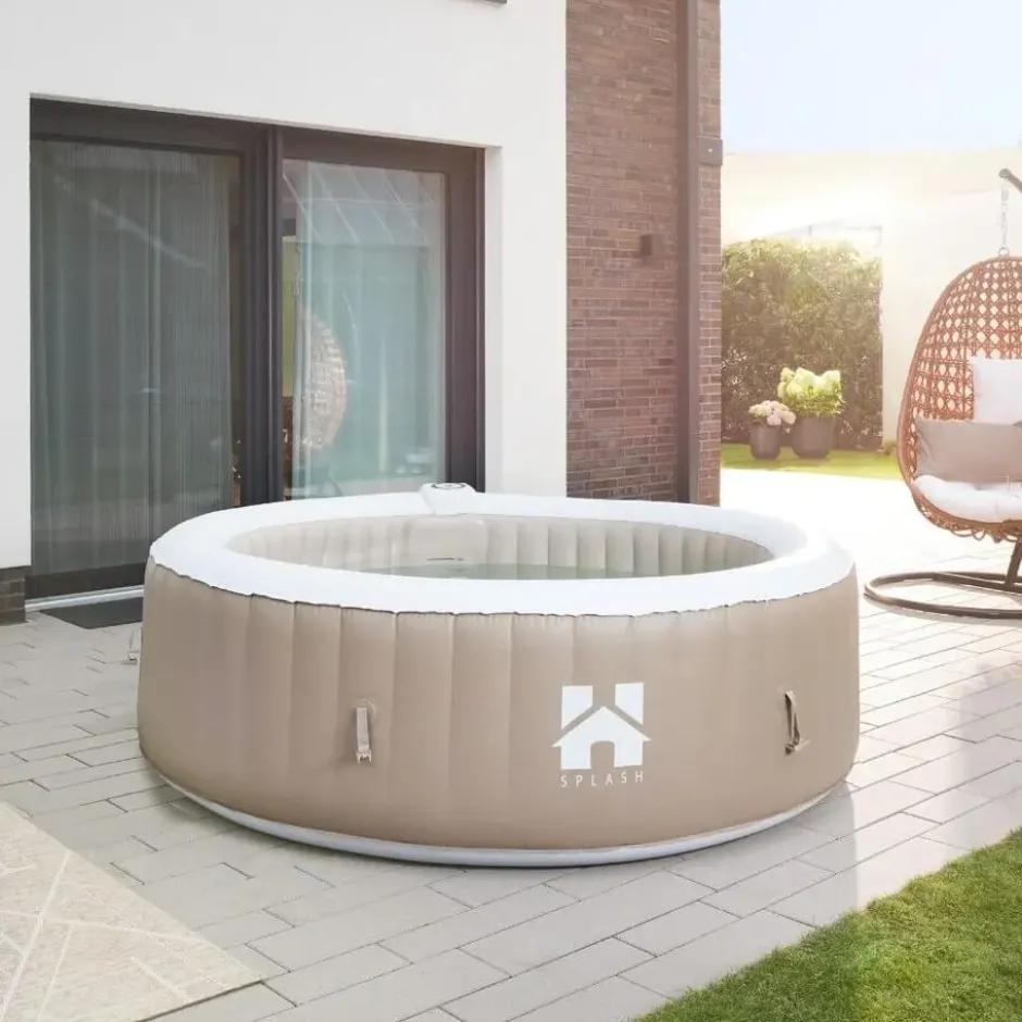 HOME DELUXE Buitenwhirlpool SPLASH Beige