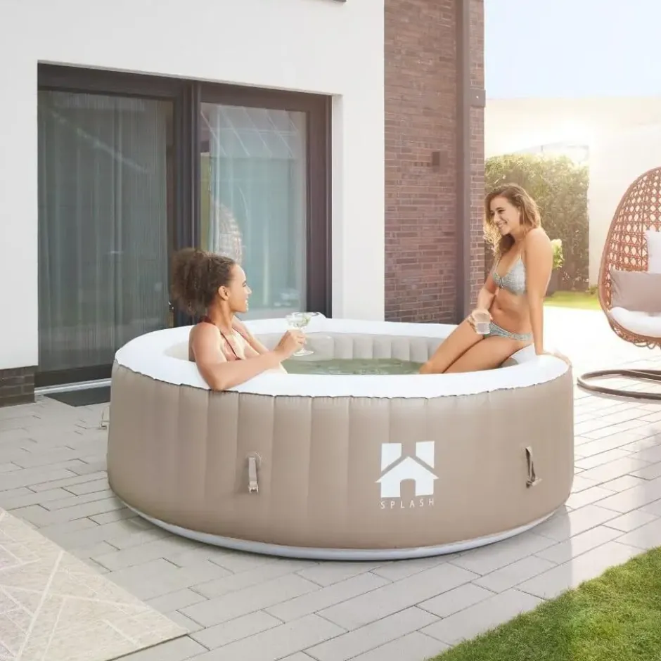 HOME DELUXE Buitenwhirlpool SPLASH Beige
