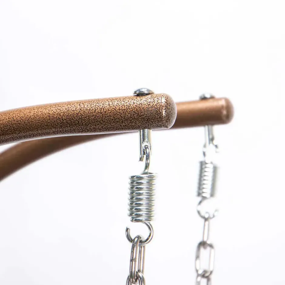 HOME DELUXE Hangstoel TWIN Bruin Met Regenhoes