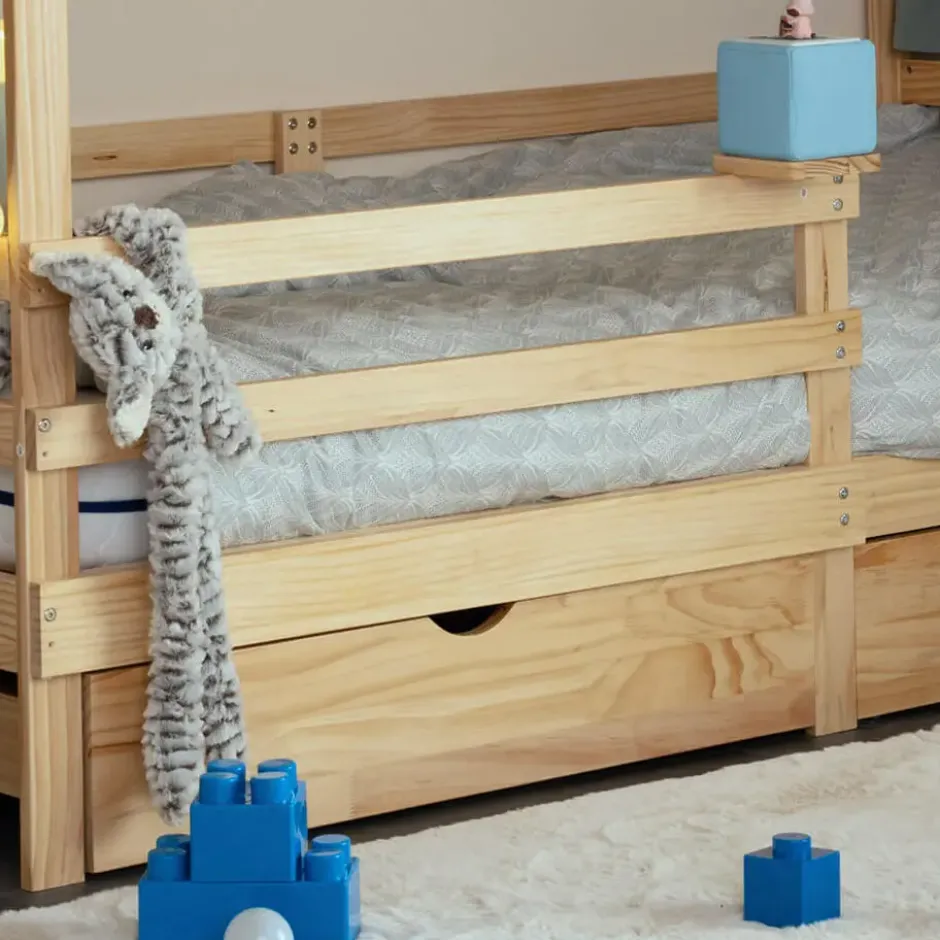 HOME DELUXE Kinderbed WOLKENLAND Naturel Met Lades